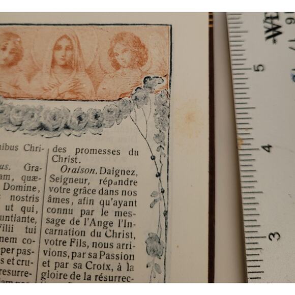 French Art Nouveau Prayer Book 1917 with Beautiful Graphics for Displaying - Picture 9 of 9